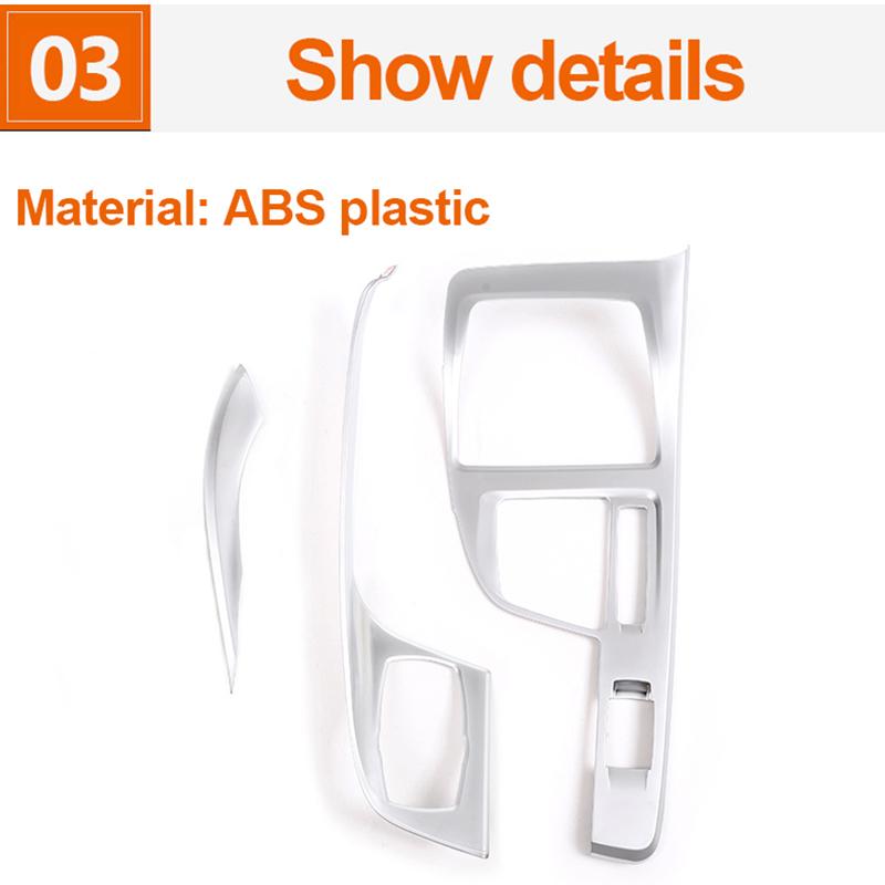 För BMW X1 F48 X2 F39 2016 2017 2018     ABS Bil Interiör Växellåda Panel Cover Trim Ram Tillbehör