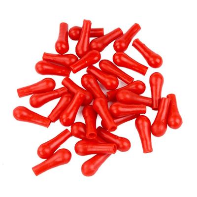 50 Stück Tropfer Gummi Saugkappen Tropfer Birne Kappen Ersatz für Reagenzgläser Pipetten Tropfflaschen Messpipetten