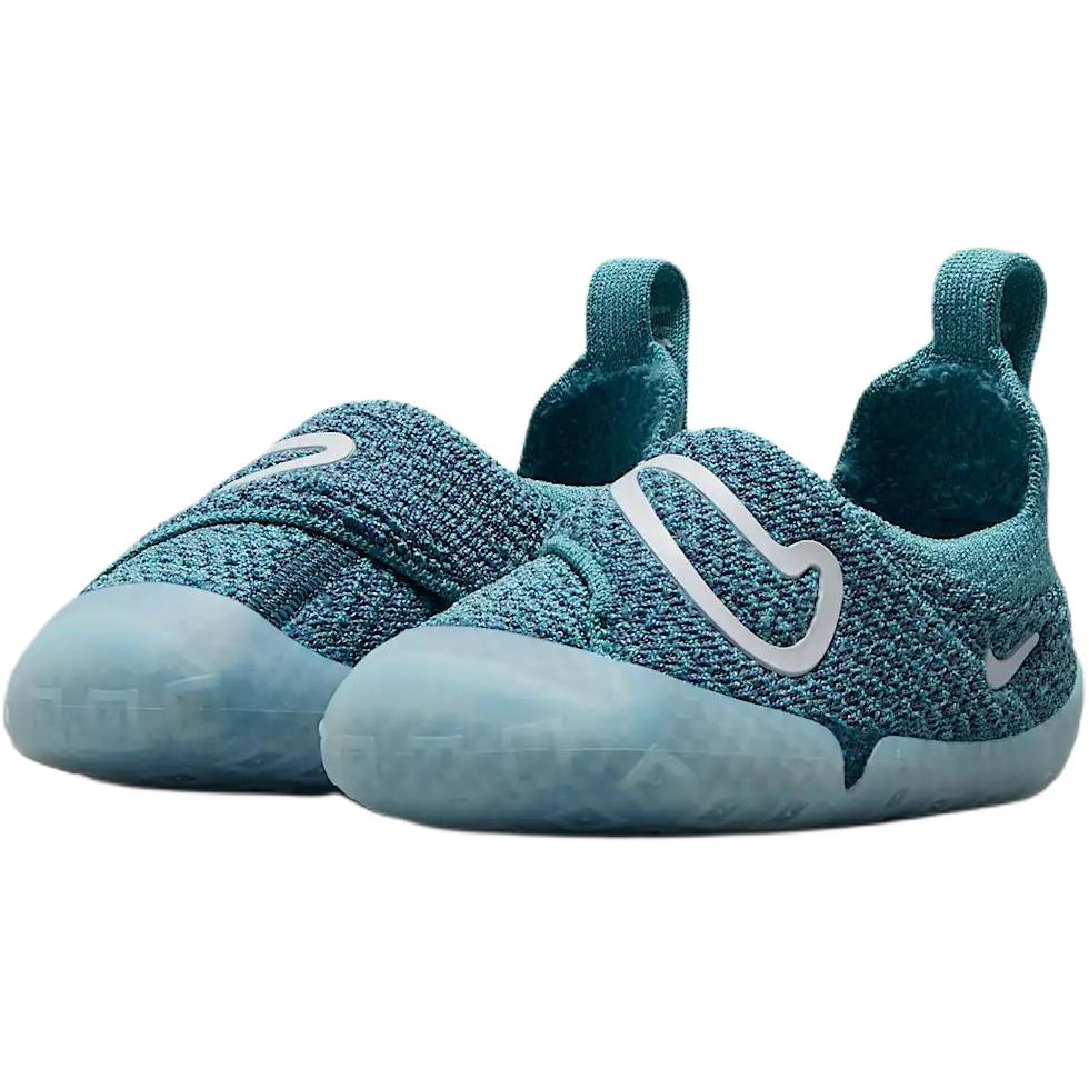 New Nike Swoosh 1 Anti Slip Wear Resistant Low Top Toddler Shoes Blue Infant And Toddler FB3244-403