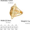 Witchcraft Witch Knot Ring for Women Stainless Steel Finger Rings Wicca Triquetra Celtics Knot Amulet Protection Jewelry