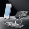 360°Rotating Magnet Ring Fold Rotating Stand Phone Case For Samsung S26 Edge S24 S25 Ultra S23 Plus Frosted Translucent Cover