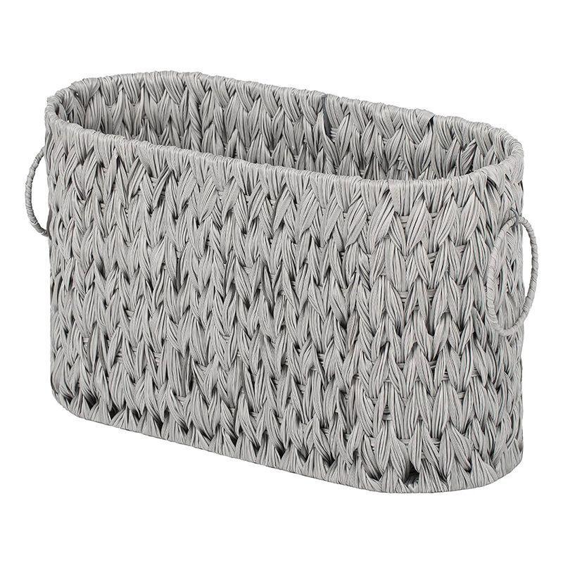Imitation Rattan Woven Storage Basket for Toilet Paper and Sundries