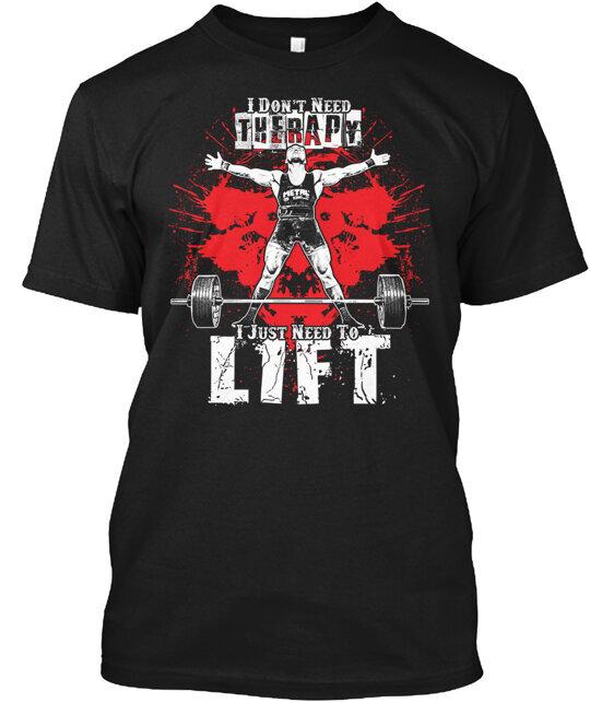 

Lifting Therapy Tee T-Shirt Made in the USA Size S to 5XL L