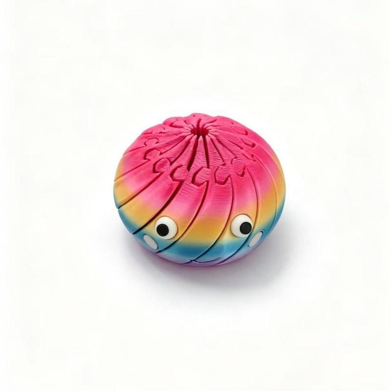 Spiral Bun Fidget Toy Eco Friendly Pla Material Twistable Design For Stress Relief Home Office Play For Kids Adults