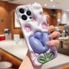 For iPhone 16 15 14 Samsung S23 A23 A52 A33 A73 A53 Huawei Xiaomi Redmi OPPO Vivo Stereoscopic Style Tulips Design Full Camera Protect Hard Phone Case