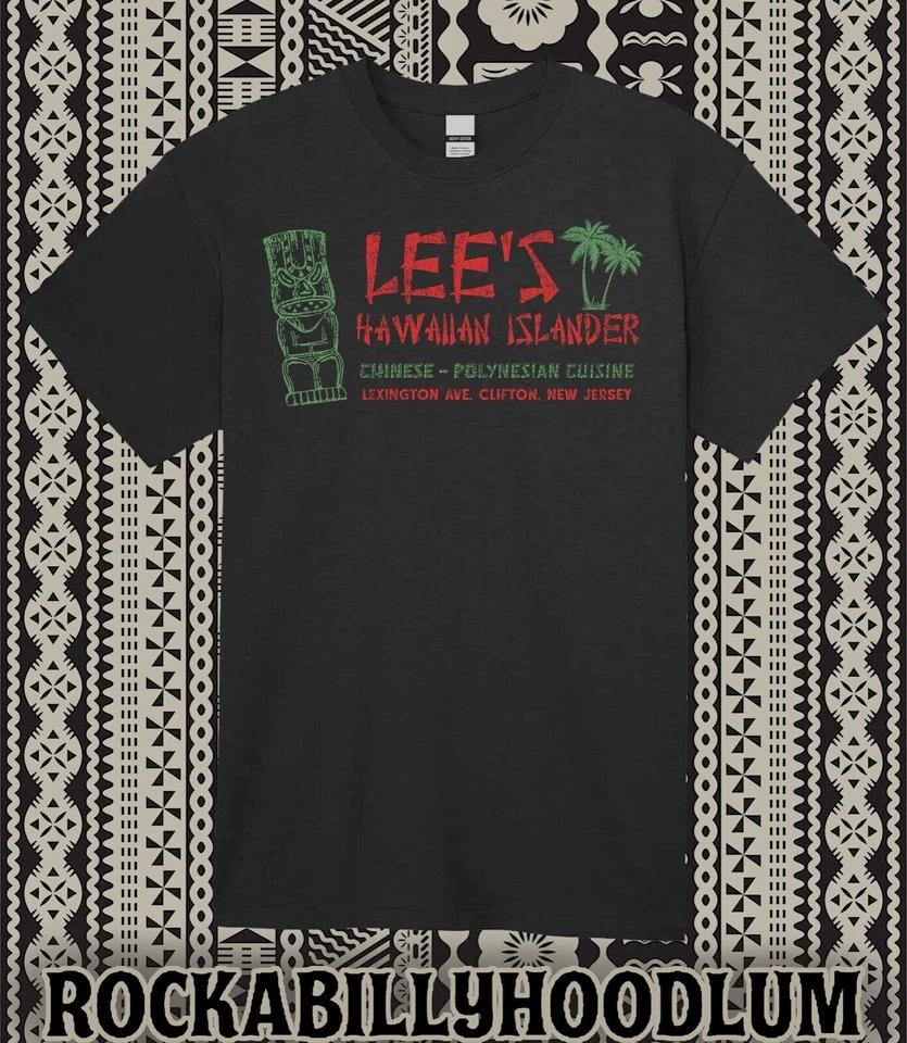 

Retro Tiki Art Tee T Shirt Bar Mug Restaurant Lees Lee s Hawaiian Islander NJ L
