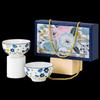Flower Language National Trend Ceramic Rice Bowl Set