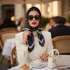 2026 Dot Print Square Scarf For Women Silk Shawl Neckerchief Female Hair Bands Head Wraps Headband Foulard Satin Hijab Bandana