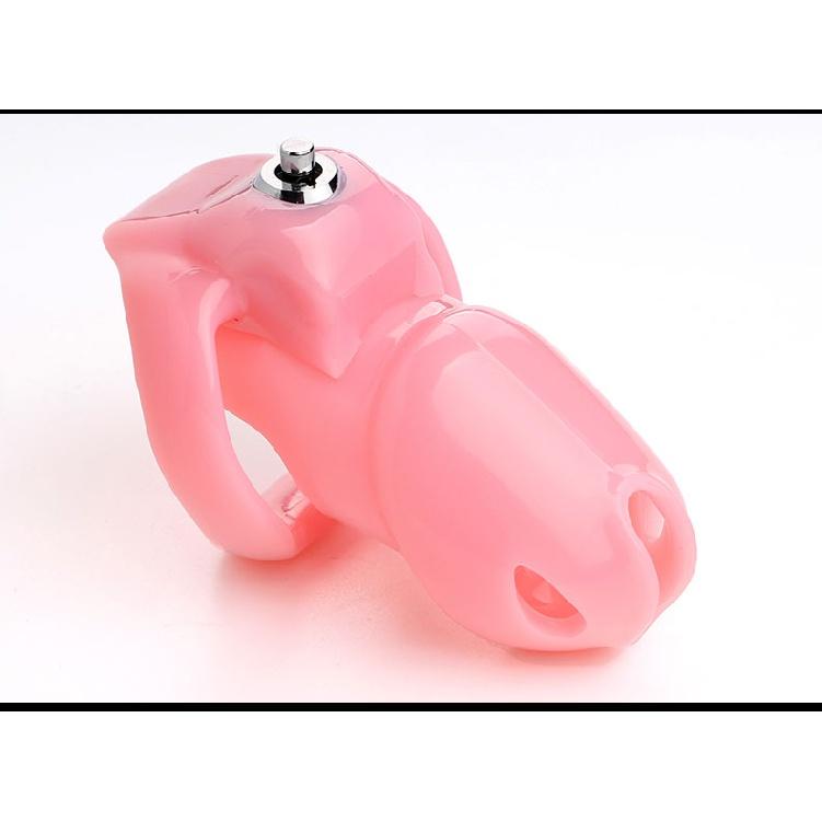 HT-V5 Clear Design Ring Harz Keuschheitsgürtel/Gürtelkäfig Holy Trainer Click &