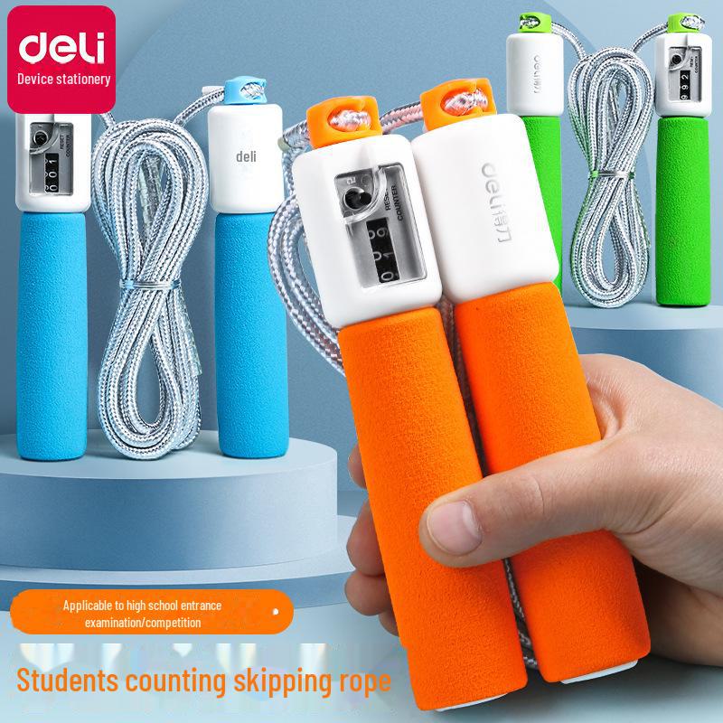 Adjustable Skipping Rope for Fitness, Weight Loss, and Exam Prep - For Kids and Teens with Counter