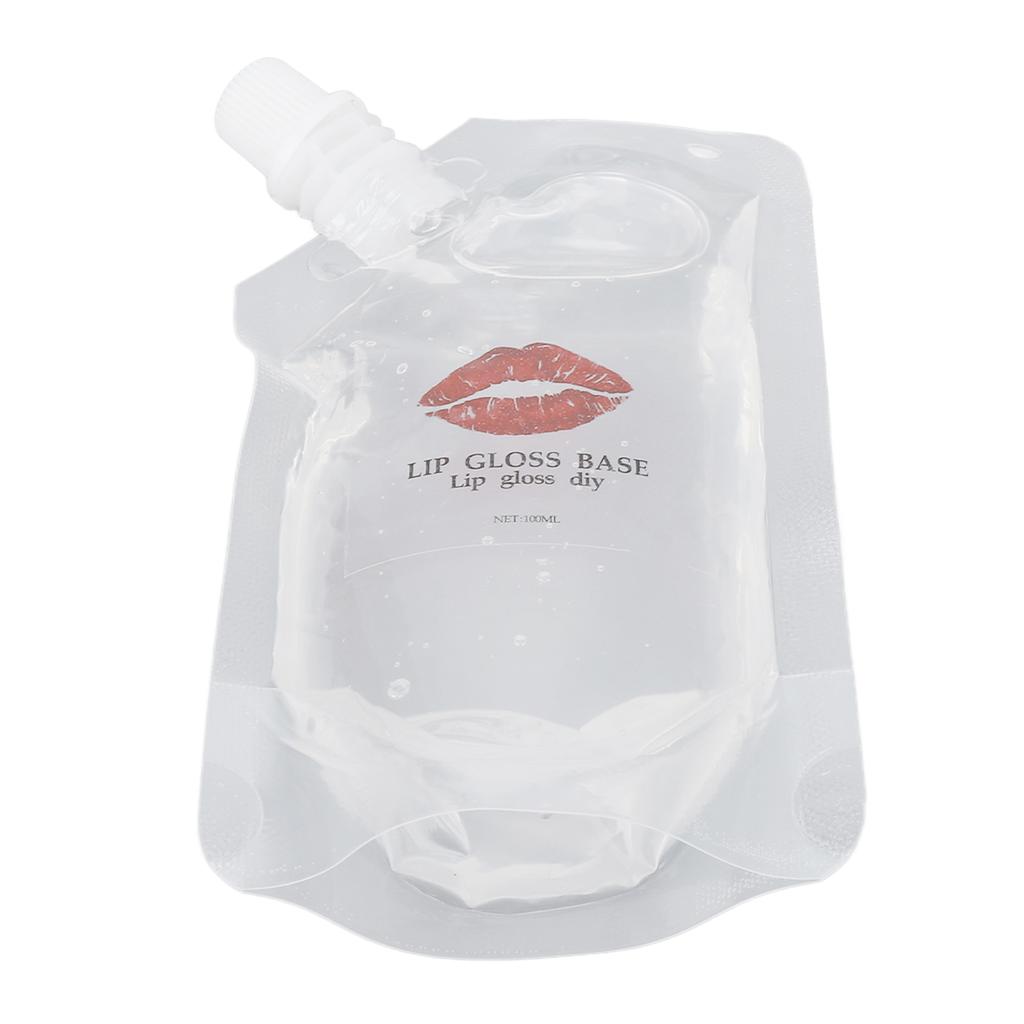 Lip Gloss Base Oil Moisturizing Hydrating DIY Lip Balm Base Gel Oil Cosmetics Material 100ml