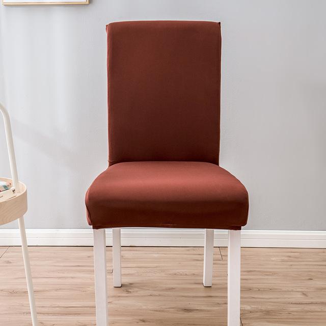 24 Color High High-grade Elastic Chair Cover Home Use Chair Cover Restaurant Hotel Universal Chair Cover Removable Machine Washable Cover