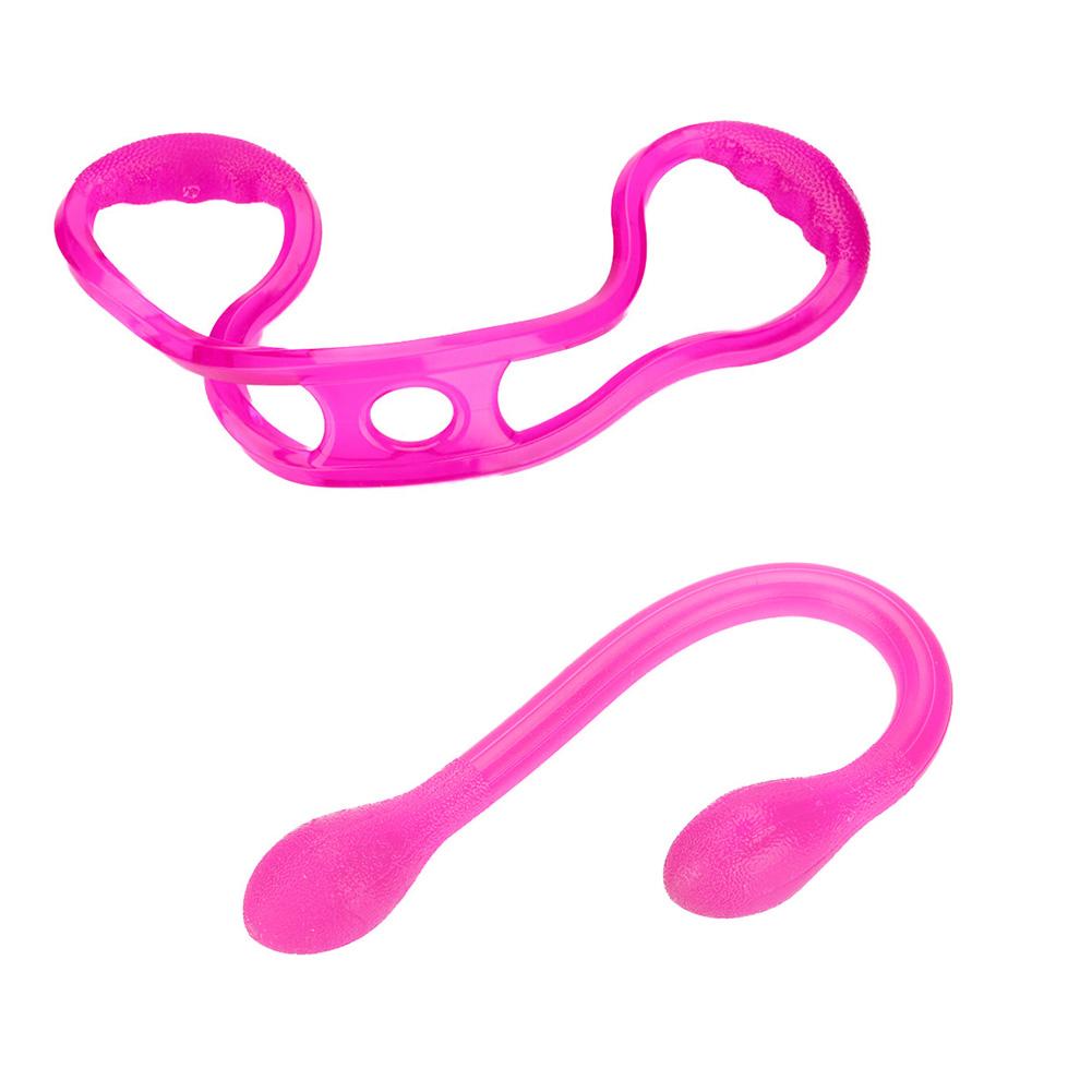 Pull Rope Silicone Resistance Band Gym Muscle Fitness Chest Expander Set (Blue)
