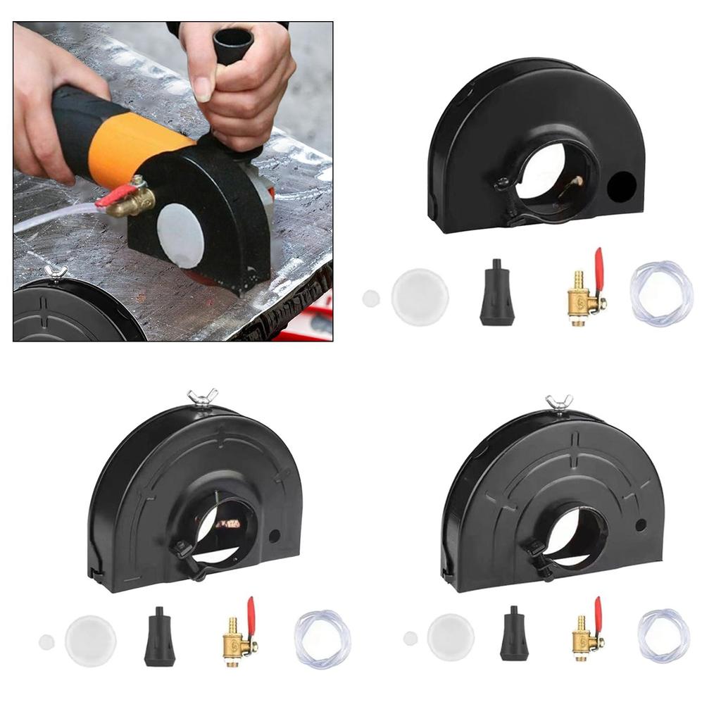 Compact Angle Grinder Shield Set Carbon Steel Dust Shroud Protection Cover for Grinder Metal Work