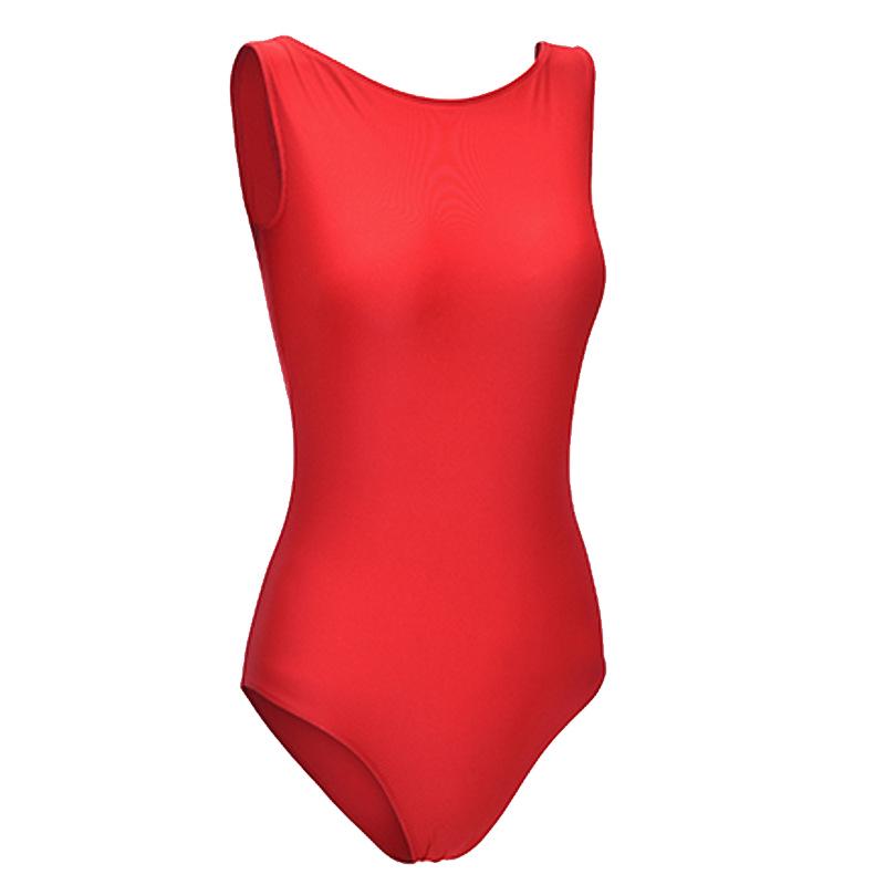 Body professionale in nylon per balletto e ginnastica per donna