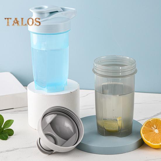 Protein-Shaker-Becher mit Mixerball, 500 ml, Weithals-Shaker zum einfachen Mischen, tragbare Molkeprotein-Shaker-Flasche für Sport, Reisen und Camping