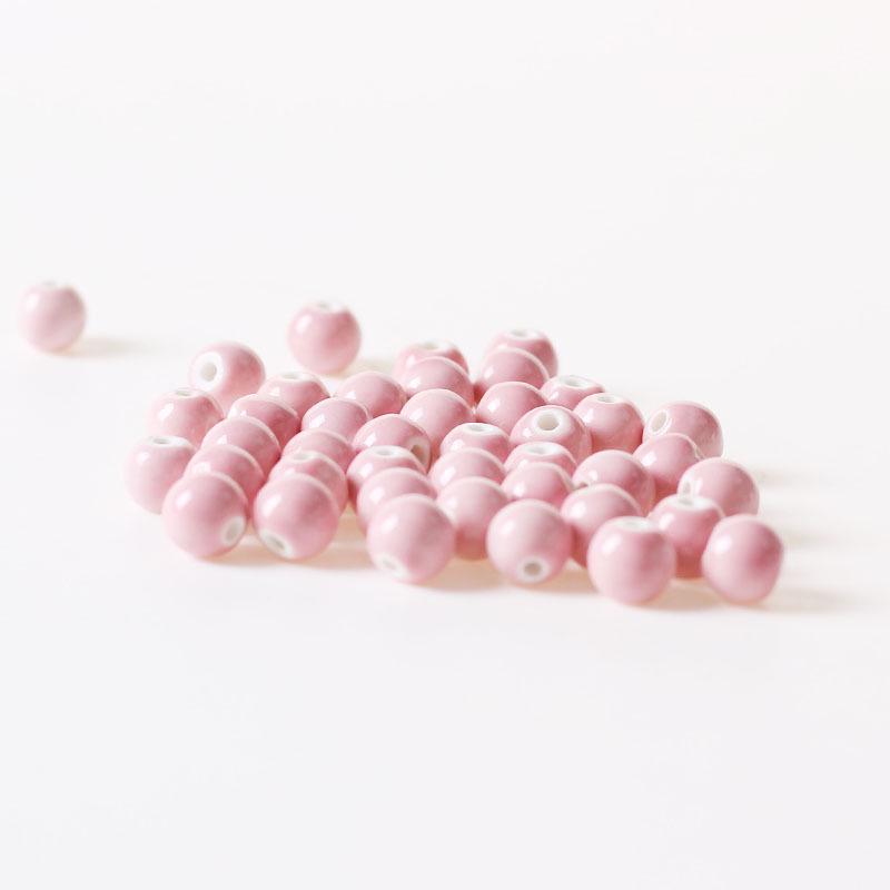 

10mm DIY Ceramic Beads for Jewelry Making - Necklace, Bracelet, and Curtain Projects