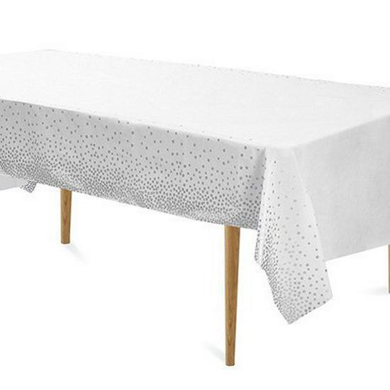 Small Dots PEVA Disposable Tablecloth - Waterproof and Thickened for Party Decoration