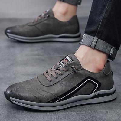 Herbst 2025 neue Herrenschuhe Herren vielseitige Freizeitschuhe aus Leder Herren Sport Britische und koreanische Lederschuhe