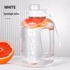 Viral Fitness Große Wasserflasche mit Strohhalm - Hitzebeständiger Kunststoff