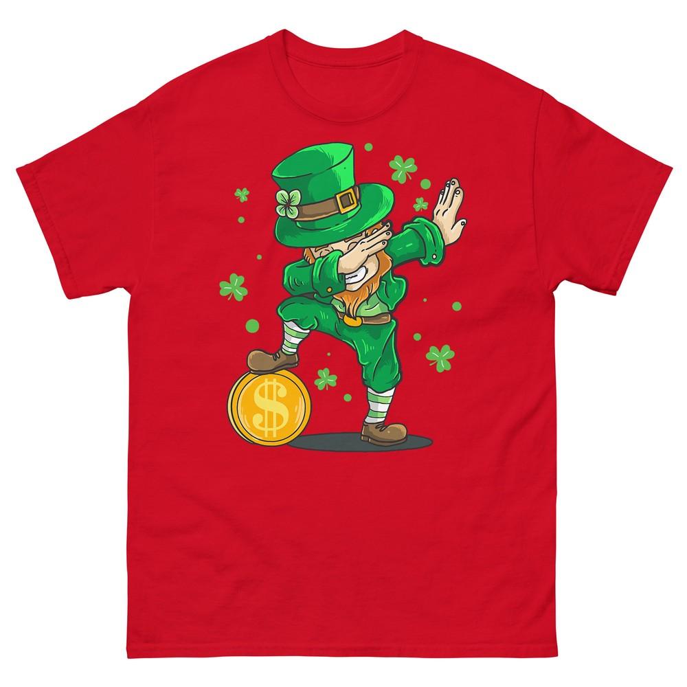 St Patricks Day Dabbing Leprechaun Irish Boy Kids Unisex Funny TShirt S