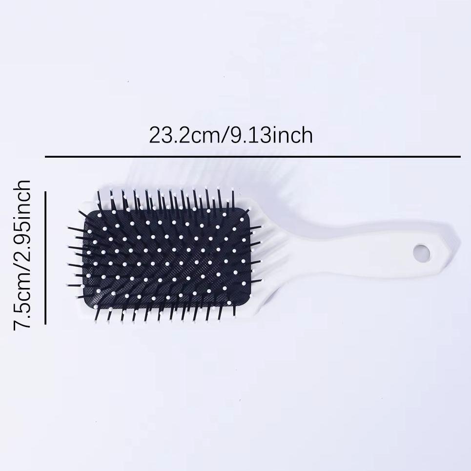 1 pc plant themed air cushion comb, fashionable hair care tool, elegant comb, durable plastic brush,Special for real hair wigs