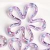 Resin Five-Petal Flower Loose Beads Double Side Flower Charm Pendant DIY Accessories Necklaces Earring Jewelry Making