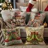 Christmas-Themed Pillowcasessuitable For Sofa Car Bedroom Decorative Cushion Cover Pillow Cover