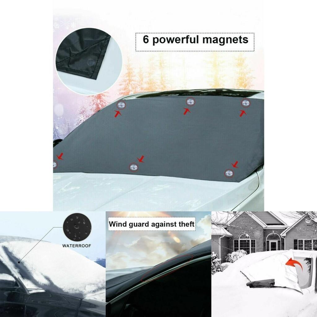 Magnetische Auto-Windschutzscheiben-Schutzhülle gegen Regen, Schnee, Eis und Frost