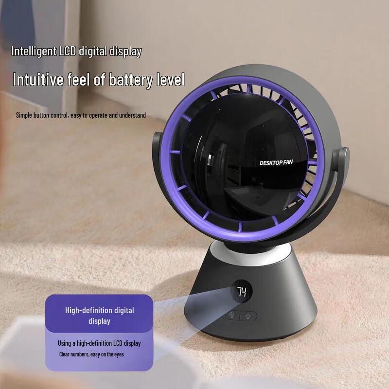 High-Speed Turbine Desktop Circulating Fan