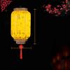 Chinese Retro Red Lantern Festival Printing Landscape Decorative Lanterns Outdoor Waterproof Sunscreen PVC New Year Lanterns