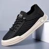 Canvas Men's Shoes, Summer Breathable Mesh Fly-Woven Versatile Sports and Leisure Flat Shoes, Slip-On Soft-Soled Cloth Shoes, Tr