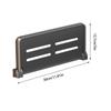 Foldable RV Aluminum Folding Wall-Mounted Rack Floating Shower Shelves Shelf Small Fold Down Wall Shelf For Shower Gel, Drinks