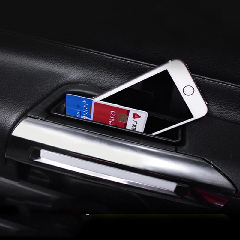 Cutie de depozitare originală pentru ușa mașinii pentru Ford Mustang 2015-2022, din plastic ABS, cutie de organizare pentru mânerul ușii pentru interiorul mașinii laterale