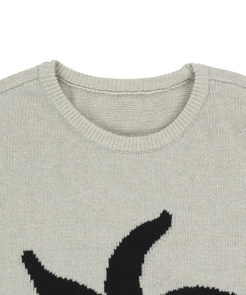 THE COLDEST MOMENT Tcm Starfish Knit (Beige)