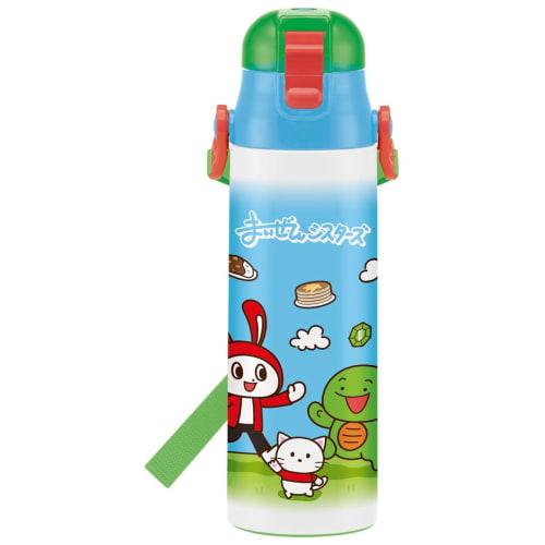 Skater Kids' Stainless Steel Water Bottle, Direct Drinking, 580ml, Maizen Sisters, SDC6N-A