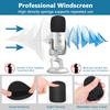 ChromLives Microphone Foam Cover with Furry Wind Muff for Blue Pro Combo Windscreen, Yeti/Yeti Condenser, 2-Pack