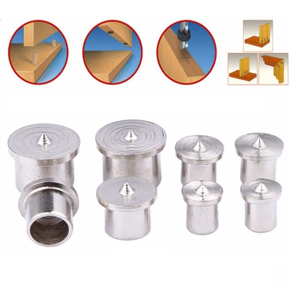 8pcs Dowels Centre Points Log Pin Locator Dowelling Hole Wood Timber Markers Woodworking Tool Kit 6/8/10/12mm