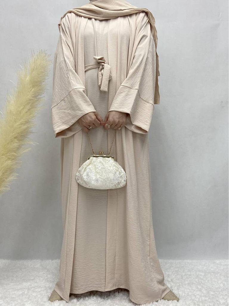 Women's Solid Color Muslim Robe: Multi-Color, Plus Size, Autumn Collection