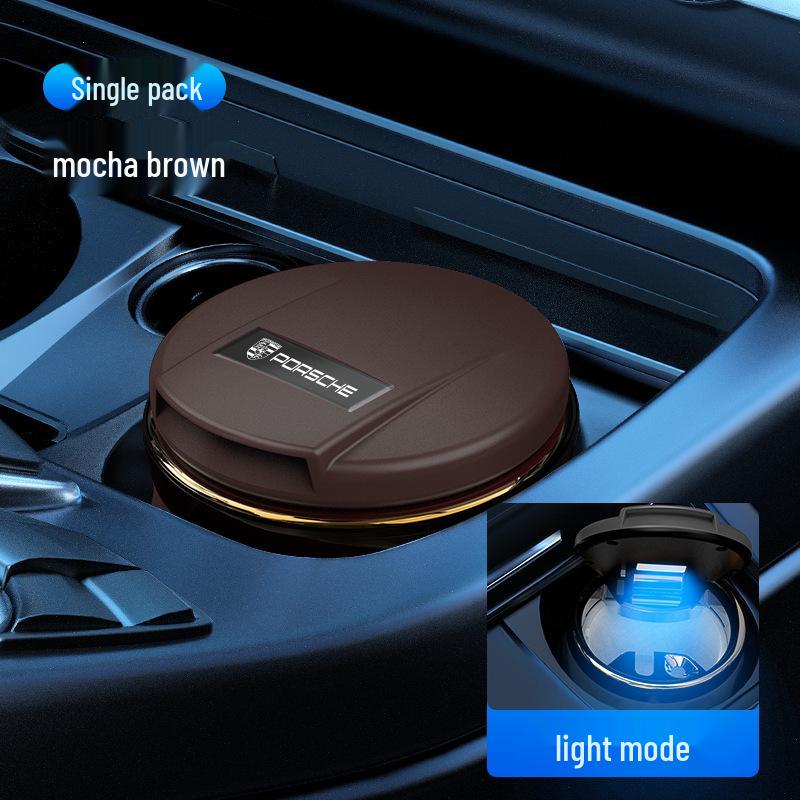 Porsche-Compatible Car Metal Ashtrays: Fits Cayenne, Macan, Panamera, 718, 911, Taycan