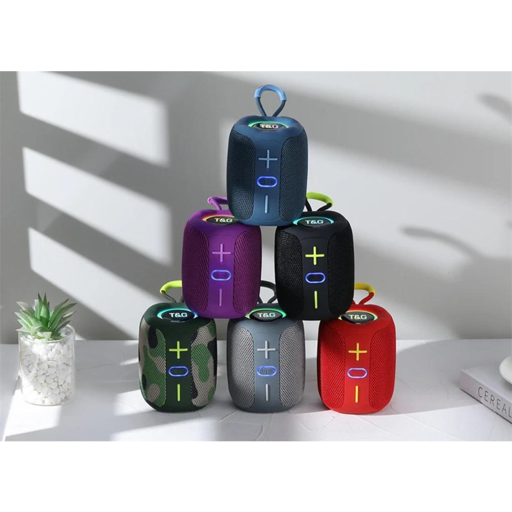 Small Handheld Speaker Bluetooth Portable Sound Box Music Wireless Subwoofer Mini Radio FM Woofer Bass Computer PC TV Small Audio