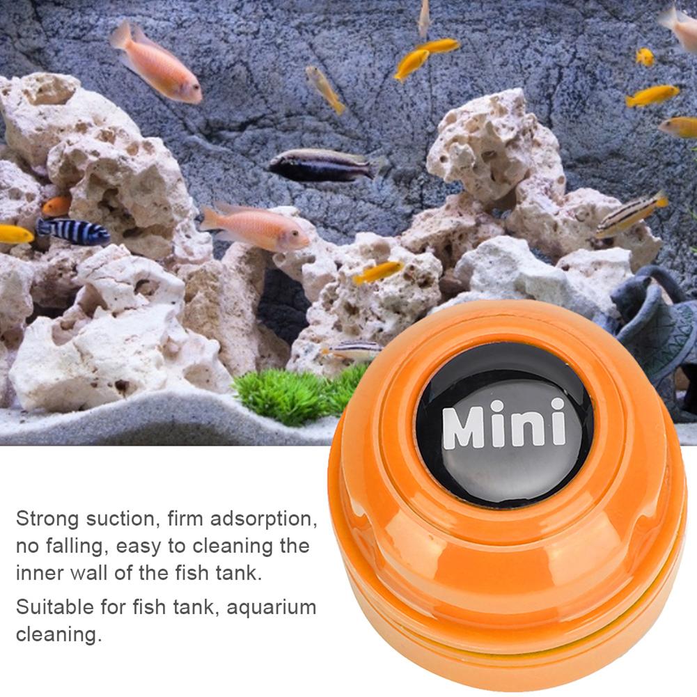 Mini Fish Tank Strong Magnetic Cleaning Brush Aquarium Glass Algae Removal Wiping Cleaner