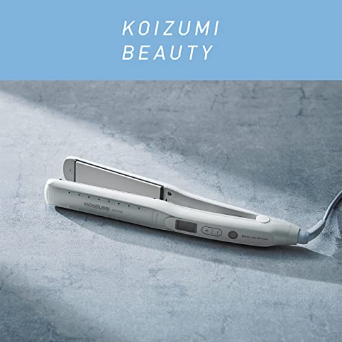Kozumi Straightening Hair Iron, 13 Temperature Settings, Fast Heating, Negative Ion, International Compatible, White, KHS-8130/W
