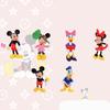 6pcs/set Disney Minnie Mouse Pvc Figurines For Cake Decoration And Children Gift