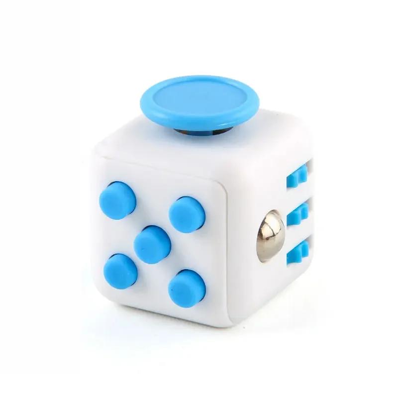 6-In-1 Fidget Cube Antistress Hand Spinner Decompression Toy For Autism Adhd Anxiety Sensory Toys For Stress Relief Toys