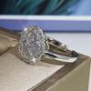 Rich Woman Micro Set Crystal Zircon Jewelry Three Piece Set  Full Diamond Starry Sky Necklace Earring Set