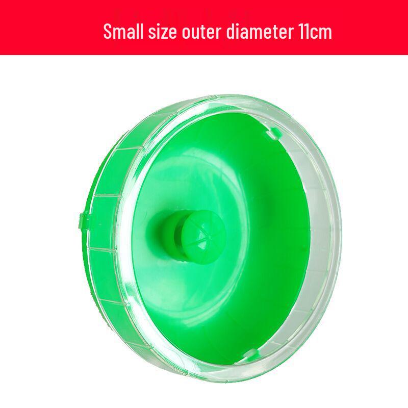 

Бесшумное деревянное колесо для хомяка - игрушка-подсолнух для мелких домашних животных, лестница радужного цвета Small 11CM