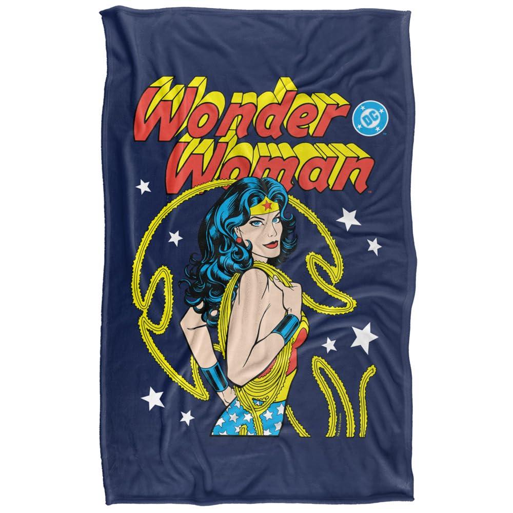 Wonder Woman Golden Lasso Cover Blanket