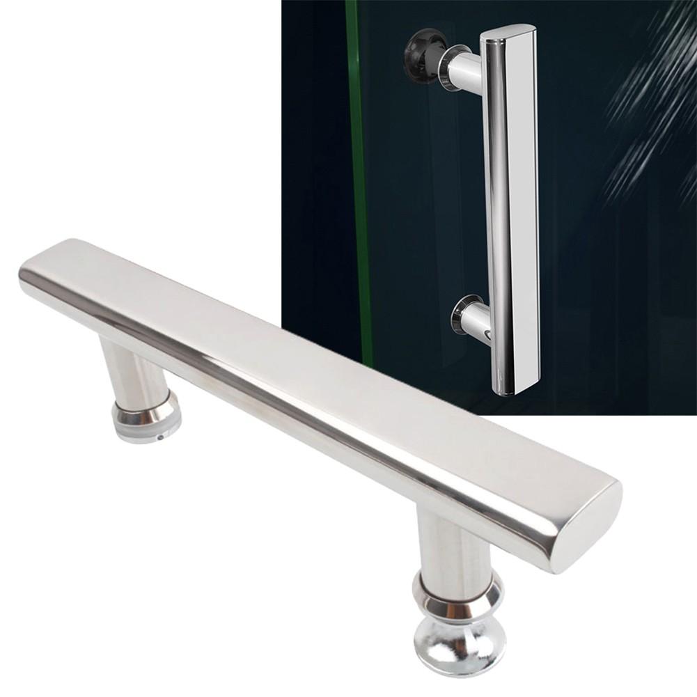 

Shower Door Handle Home Renovation 225*30mm Chrome Effect