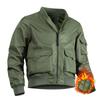 Autumn and Winter Flight Jacket Men's Multi-bag Work Baseball Uniform Tactical Jacket Tough Motorcycle Cotton Jacket Men
